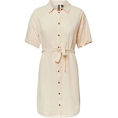 PIECES 5715367304283 Kvinnors PCVINSTY SS Shirt TIE Dress NOOS Damkläder Klänning, Klänningar, Björk, L PIECES 5715367304283 Kvinnors PCVINSTY SS Shirt TIE Dress NOOS Damkläder Klänning, Klänningar, Björk, L
