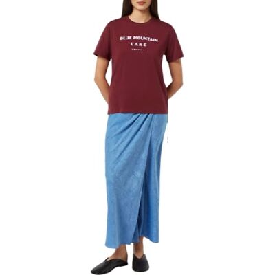 Scotch & Soda Chest Artwork Regular T-shirt, Bordeaux 601, XS Scotch & Soda Chest Artwork Regular T-shirt, Bordeaux 601, XS