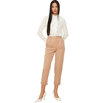Trendyol Dam Mink Basic Byxor Shorts, 40 Trendyol Dam Mink Basic Byxor Shorts, 40