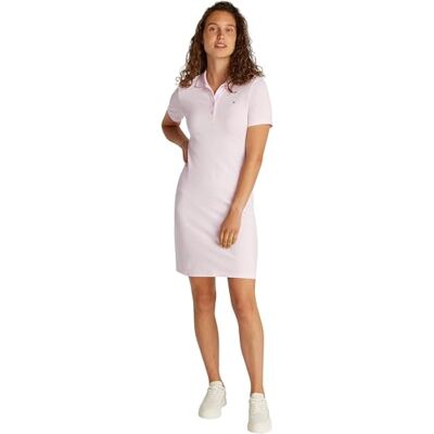Tommy Hilfiger Pikéklänning för kvinnor 1985 Slim Pique Slim Fit Tommy Hilfiger Pikéklänning för kvinnor 1985 Slim Pique Slim Fit