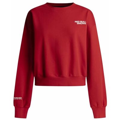 Pepe Jeans dam W REFLECT LOGO CREW sweatshirt, röd (röd) M Pepe Jeans dam W REFLECT LOGO CREW sweatshirt, röd (röd) M