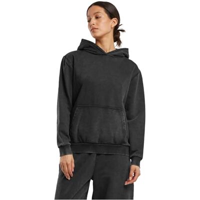 Build Your Brand Damhuvtröja Ladies Vintage Heavy Hoody, avslappnad huvtröja för kvinnor i tvättad design, storlekar XS – 5XL, svart, 3XL Build Your Brand Damhuvtröja Ladies Vintage Heavy Hoody, avslappnad huvtröja för kvinnor i tvättad design, storlekar XS – 5XL, svart, 3XL