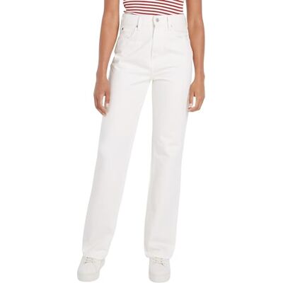 Tommy Hilfiger dam avslappnad Bootcut Hw Ecru, Ecru, 26W x 28L Tommy Hilfiger dam avslappnad Bootcut Hw Ecru, Ecru, 26W x 28L