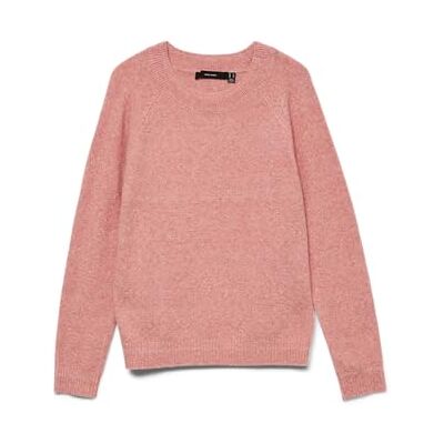 VERO MODA Vmdoffy Ls O-hals blus Ga Noos, Korall paradis, M VERO MODA Vmdoffy Ls O-hals blus Ga Noos, Korall paradis, M