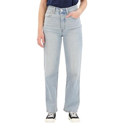 Levi's dam Jeans Ribcage Straight Ankle, Cool Blue Popsicle, 26W / 29L Levi's dam Jeans Ribcage Straight Ankle, Cool Blue Popsicle, 26W / 29L