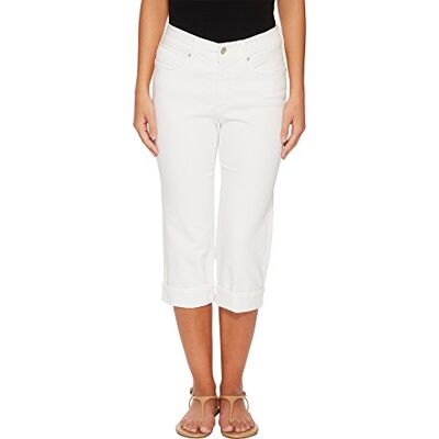 NYDJ Dam liten storlek Marilyn Crop Cuff Jean, Optisk vit, 42 SE/Liten NYDJ Dam liten storlek Marilyn Crop Cuff Jean, Optisk vit, 42 SE/Liten