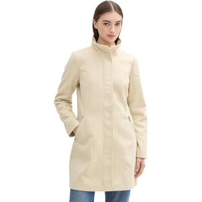 TOM TAILOR Denim dam 1042883 kappa, 35876-beige fiskbensmönster, XXL, 35876 Beige fiskben, XXL TOM TAILOR Denim dam 1042883 kappa, 35876-beige fiskbensmönster, XXL, 35876 Beige fiskben, XXL