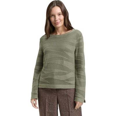 TOM TAILOR damtröja, 39248 – Green Wave Knit design, 3XL TOM TAILOR damtröja, 39248 – Green Wave Knit design, 3XL