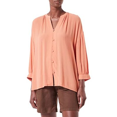 TOM TAILOR Damer Blus med 3/4 ärm 1031262, 29519 Cantaloupe Orange, 32 TOM TAILOR Damer Blus med 3/4 ärm 1031262, 29519 Cantaloupe Orange, 32