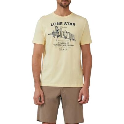 s.Oliver T-shirt med konstverk, vanilj, L s.Oliver T-shirt med konstverk, vanilj, L