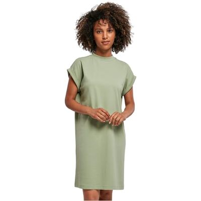 Build Your Brand Damer Turtle Extended Shoulder Klänning Kvinnor, Mjuk Salvia, XL Build Your Brand Damer Turtle Extended Shoulder Klänning Kvinnor, Mjuk Salvia, XL