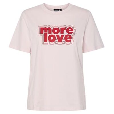 PIECES Pctamera Ss tryckt T-shirt JRS Bc, Rosa-a-boo, L PIECES Pctamera Ss tryckt T-shirt JRS Bc, Rosa-a-boo, L