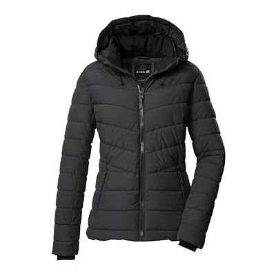 G.I.G.A. DX dam quiltad jacka/funktionell jacka i dunlook med dragkedja huva GW 32 WMN QLTD JCKT, svart, 36, 43537-000 G.I.G.A. DX dam quiltad jacka/funktionell jacka i dunlook med dragkedja huva GW 32 WMN QLTD JCKT, svart, 36, 43537-000