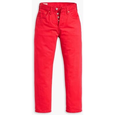 Levi's dam 501 crop jeans, Script Red 501, 31W / 28L Levi's dam 501 crop jeans, Script Red 501, 31W / 28L