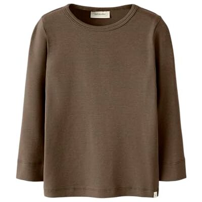 Lil' atelier mini Nmngayo Ls Slim Top Lil Noos, shitake, 92 Lil' atelier mini Nmngayo Ls Slim Top Lil Noos, shitake, 92