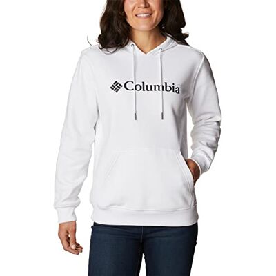 Columbia Damlogotyp huvtröja logotyp, Vitt, M Columbia Damlogotyp huvtröja logotyp, Vitt, M