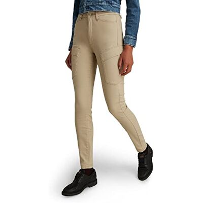 G-STAR RAW Dam High G-form Cargo Skinny byxor, Beige (Carton D19011-c105-244), 29W x 30L G-STAR RAW Dam High G-form Cargo Skinny byxor, Beige (Carton D19011-c105-244), 29W x 30L