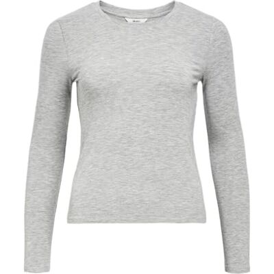 Object Objzofia Sl L/S O-hals topp Noos, Medium grå melerad, XS Object Objzofia Sl L/S O-hals topp Noos, Medium grå melerad, XS