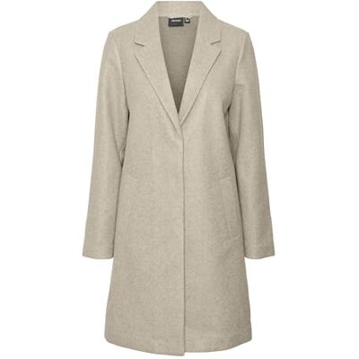 VERO MODA dam kappa Vmpop Coat Noos, Oatmeal/Detail:MELANGE, M VERO MODA dam kappa Vmpop Coat Noos, Oatmeal/Detail:MELANGE, M