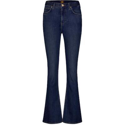 Lee Dam jeans Breese Boot, Skinny Bootcut Fit, Bootcut ben, En tvätt, 28W x 31L Lee Dam jeans Breese Boot, Skinny Bootcut Fit, Bootcut ben, En tvätt, 28W x 31L
