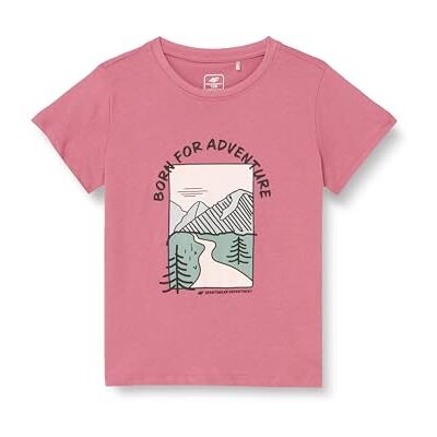 4F T-shirt för flickor, Färg: rosa, 10 år 4F T-shirt för flickor, Färg: rosa, 10 år