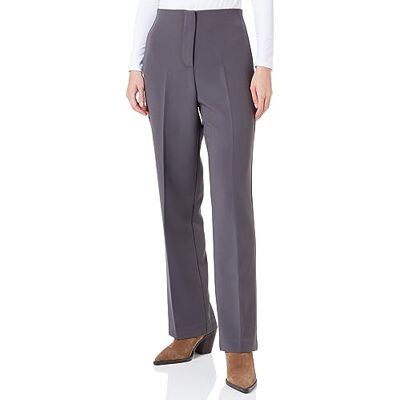 VERO MODA Bestseller A/S Dam VMSANDY HR rak byxa NOOS byxor, grå pinstripe, XL/32, Grey Pinstripe, (XL) W x 32L VERO MODA Bestseller A/S Dam VMSANDY HR rak byxa NOOS byxor, grå pinstripe, XL/32, Grey Pinstripe, (XL) W x 32L