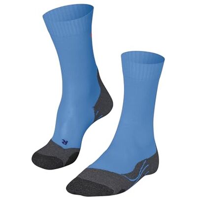 FALKE dam Vandringsstrumpor TK2 Explore Cool W So lyocell funktionsgarn tjock anti-blåsor 1 par, Grå Morning Sky 6546, 35-36 FALKE dam Vandringsstrumpor TK2 Explore Cool W So lyocell funktionsgarn tjock anti-blåsor 1 par, Grå Morning Sky 6546, 35-36