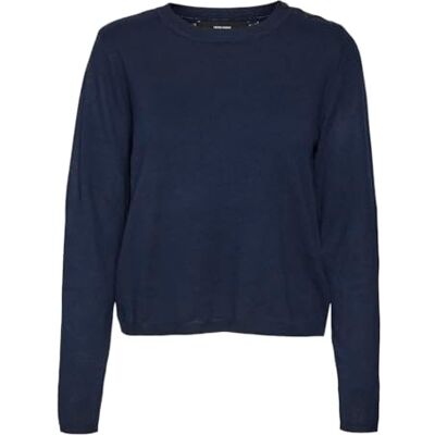 VERO MODA VMFANTASTIC LS O-hals knapp dra GA Boo, marinblå blazer, S VERO MODA VMFANTASTIC LS O-hals knapp dra GA Boo, marinblå blazer, S