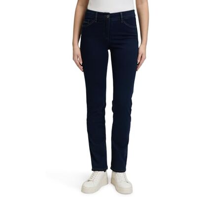 Betty Barclay bas-jeans för kvinnor med påsydda fickor, blå, 36 Betty Barclay bas-jeans för kvinnor med påsydda fickor, blå, 36