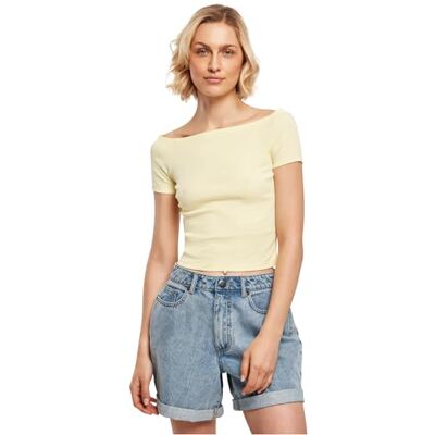Urban Classics Ladies Off Shoulder Rib Tee för kvinnor, finns i många olika färger, storlekar XS – 5XL, Mjuka, 5XL Urban Classics Ladies Off Shoulder Rib Tee för kvinnor, finns i många olika färger, storlekar XS – 5XL, Mjuka, 5XL
