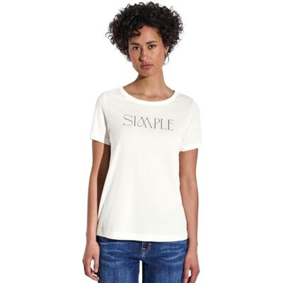 Street One T-shirt med Wording, Vit, 36 Street One T-shirt med Wording, Vit, 36