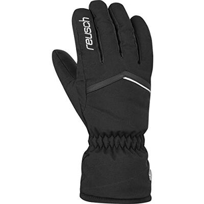 Reusch Damfingerhandske Marisa med lång manschett svart/vit, 8 Reusch Damfingerhandske Marisa med lång manschett svart/vit, 8