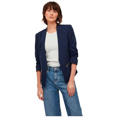 Vila Blazer för kvinnor, Blazer marinblå, 40 Vila Blazer för kvinnor, Blazer marinblå, 40