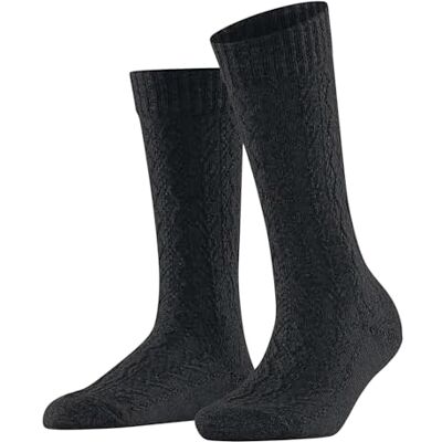FALKE damstrumpor Family W So ull viskos kashmir enfärgad 1 par, svart svart 3000 mode solid, 35–38, Svart svart 3000 mode fast, 35-38 EU FALKE damstrumpor Family W So ull viskos kashmir enfärgad 1 par, svart svart 3000 mode solid, 35–38, Svart svart 3000 mode fast, 35-38 EU