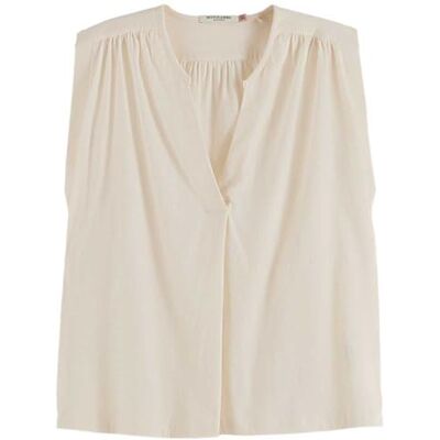 Scotch & Soda Drapey V-ringad T-shirt, Mjuk is 111, L Scotch & Soda Drapey V-ringad T-shirt, Mjuk is 111, L