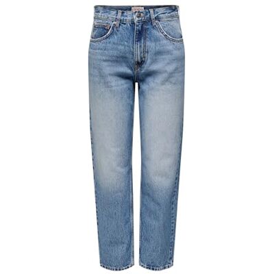 ONLY Dam ONLROBYN EX HW STR LO AK DNM DOT536 NOOS jeans, medium blå denim, 28/34 ONLY Dam ONLROBYN EX HW STR LO AK DNM DOT536 NOOS jeans, medium blå denim, 28/34