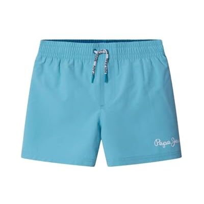 Pepe Jeans pojke PJ solida badshorts shorts, blå (ljus turkos blå), 12 Pepe Jeans pojke PJ solida badshorts shorts, blå (ljus turkos blå), 12