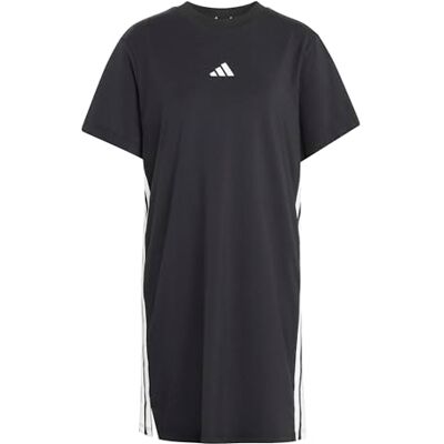 adidas dam Essentials 3-Stripes Dress, black/white, M adidas dam Essentials 3-Stripes Dress, black/white, M