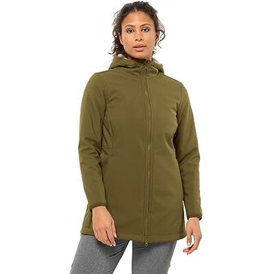 Jack Wolfskin Windland Coat W softshellrock, stuga, s dam, Stuga, S Jack Wolfskin Windland Coat W softshellrock, stuga, s dam, Stuga, S