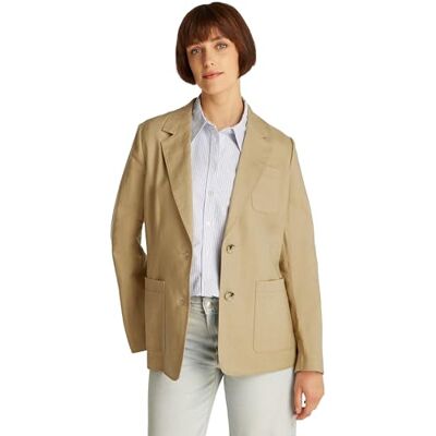 Tommy Hilfiger ESS LINEN REGULAR SB BLAZER WW0WW44757, beige, 46, Beige (kamel), 72 SE Tommy Hilfiger ESS LINEN REGULAR SB BLAZER WW0WW44757, beige, 46, Beige (kamel), 72 SE