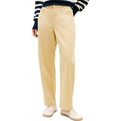 Tommy Hilfiger kvinnors DNM Light Clr Barrel Rw WW0WW48546, beige, 27W/28L Tommy Hilfiger kvinnors DNM Light Clr Barrel Rw WW0WW48546, beige, 27W/28L