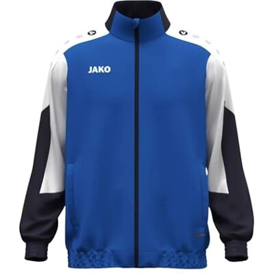 JAKO Unisex vävda jacka dynamisk, kungs/vit/marinblå, 3XL JAKO Unisex vävda jacka dynamisk, kungs/vit/marinblå, 3XL