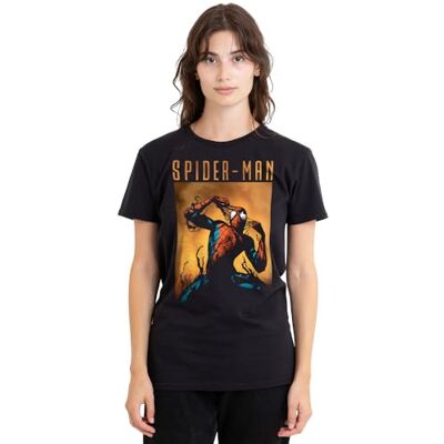 Spider-Man mandarin creative ltd Creeping Venom Ladies T-shirt, svart, XX-Large, Svart, XXL Spider-Man mandarin creative ltd Creeping Venom Ladies T-shirt, svart, XX-Large, Svart, XXL