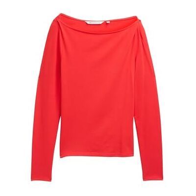 TOM TAILOR Denim dam långärmad T-shirt, 13745 – Scarlet Red, XL TOM TAILOR Denim dam långärmad T-shirt, 13745 – Scarlet Red, XL