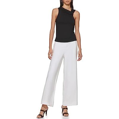 DKNY Gathered stickad tanktopp, svart, XXS, svart, XXS DKNY Gathered stickad tanktopp, svart, XXS, svart, XXS
