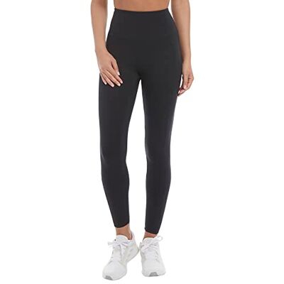 Danskin Dam hög midja kontur bunden legging, svart salt, M, svart salt, M Danskin Dam hög midja kontur bunden legging, svart salt, M, svart salt, M