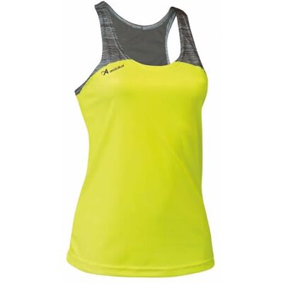 Asioka Dam Elbe t-shirt, fluorescerande gul, M Asioka Dam Elbe t-shirt, fluorescerande gul, M