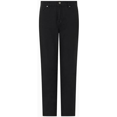 Giorgio Armani kvinnors sju Magic Mountain, skuren passform, logotyp, jeans, svart, 24, Svart denim, 24 Giorgio Armani kvinnors sju Magic Mountain, skuren passform, logotyp, jeans, svart, 24, Svart denim, 24