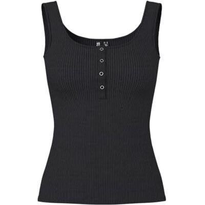 PIECES Damplektrum Tank Noos Bc Top, svart, XL PIECES Damplektrum Tank Noos Bc Top, svart, XL