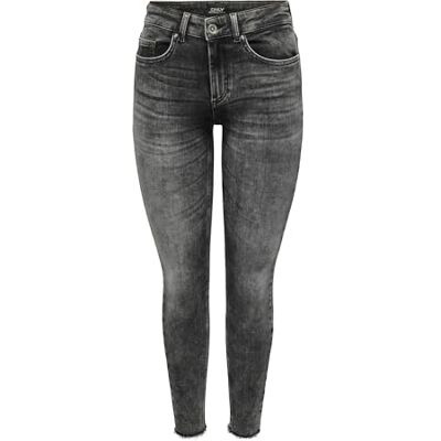 ONLY ONLBLUSH MID SK Ankel RW DNM DOT227 NOOS, Mörkgrå denim, (L) W x 32L ONLY ONLBLUSH MID SK Ankel RW DNM DOT227 NOOS, Mörkgrå denim, (L) W x 32L